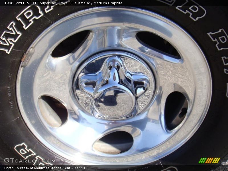 Royal Blue Metallic / Medium Graphite 1998 Ford F150 XLT SuperCab