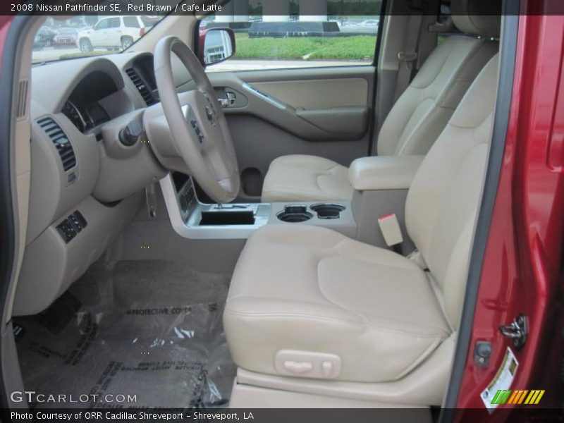 Red Brawn / Cafe Latte 2008 Nissan Pathfinder SE