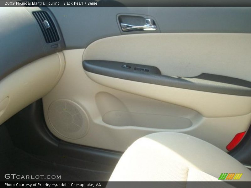 Black Pearl / Beige 2009 Hyundai Elantra Touring