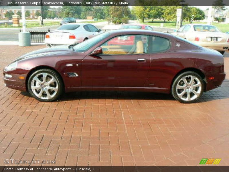 Bordeaux (Dark Red Metallic) / Cuoio 2005 Maserati Coupe Cambiocorsa