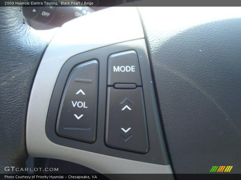 Black Pearl / Beige 2009 Hyundai Elantra Touring