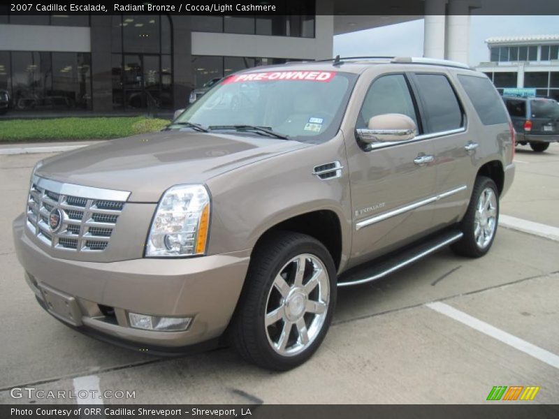 Radiant Bronze / Cocoa/Light Cashmere 2007 Cadillac Escalade