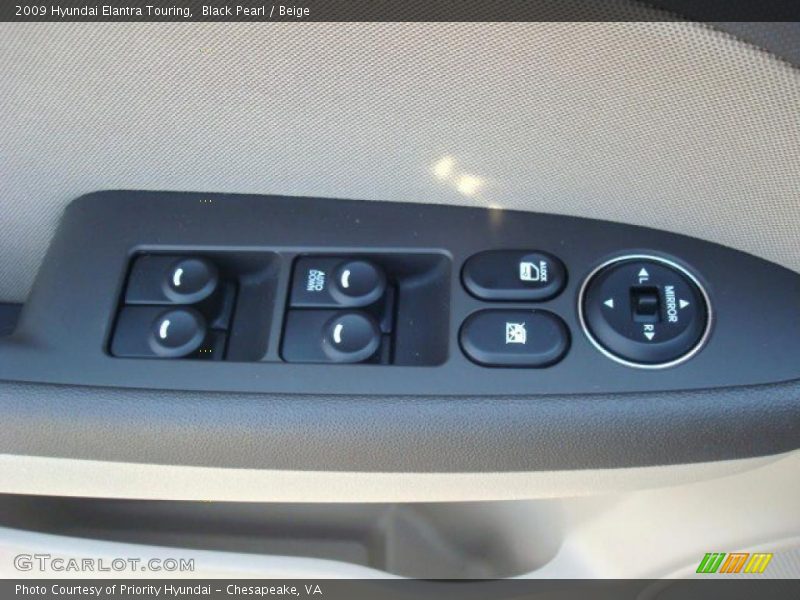 Black Pearl / Beige 2009 Hyundai Elantra Touring