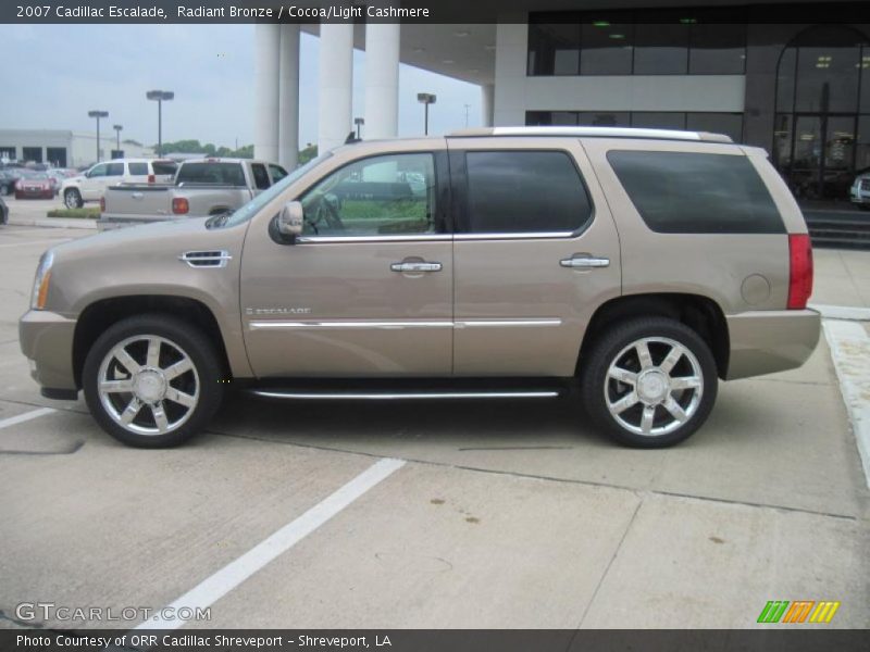 Radiant Bronze / Cocoa/Light Cashmere 2007 Cadillac Escalade