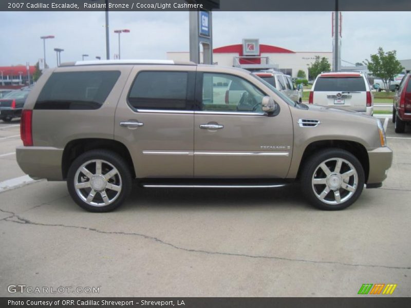 Radiant Bronze / Cocoa/Light Cashmere 2007 Cadillac Escalade
