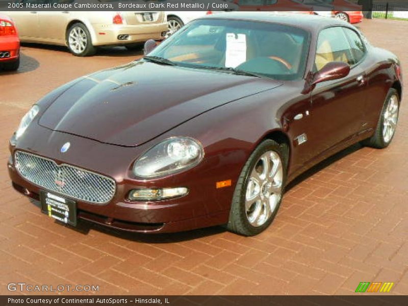 Bordeaux (Dark Red Metallic) / Cuoio 2005 Maserati Coupe Cambiocorsa