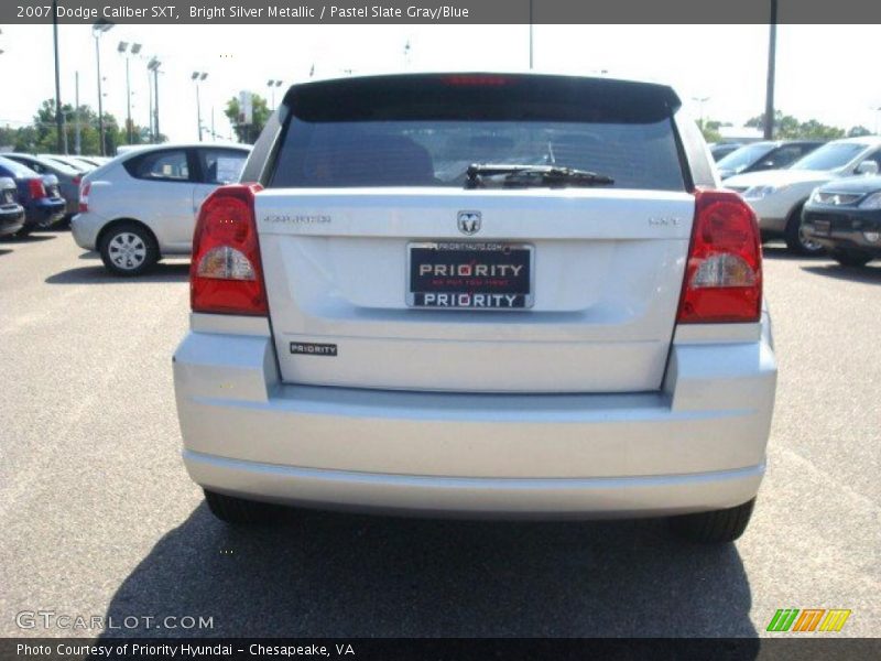 Bright Silver Metallic / Pastel Slate Gray/Blue 2007 Dodge Caliber SXT