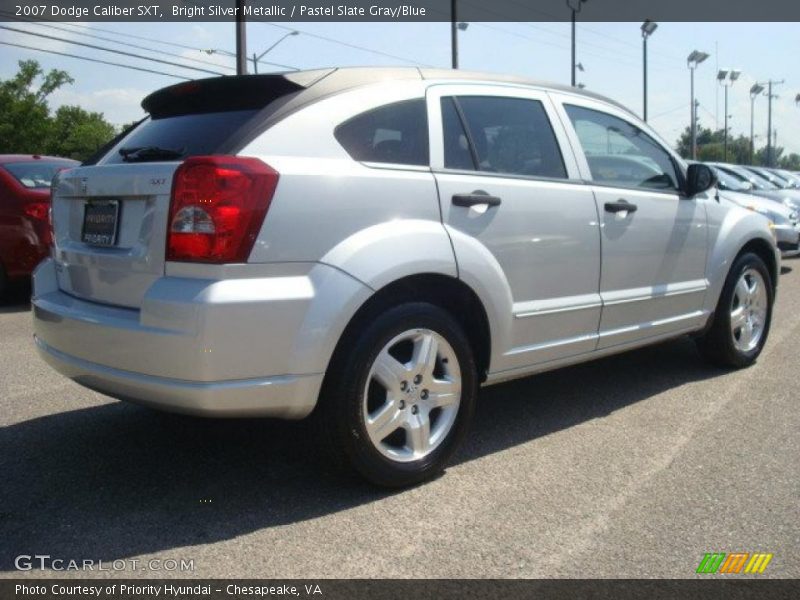 Bright Silver Metallic / Pastel Slate Gray/Blue 2007 Dodge Caliber SXT