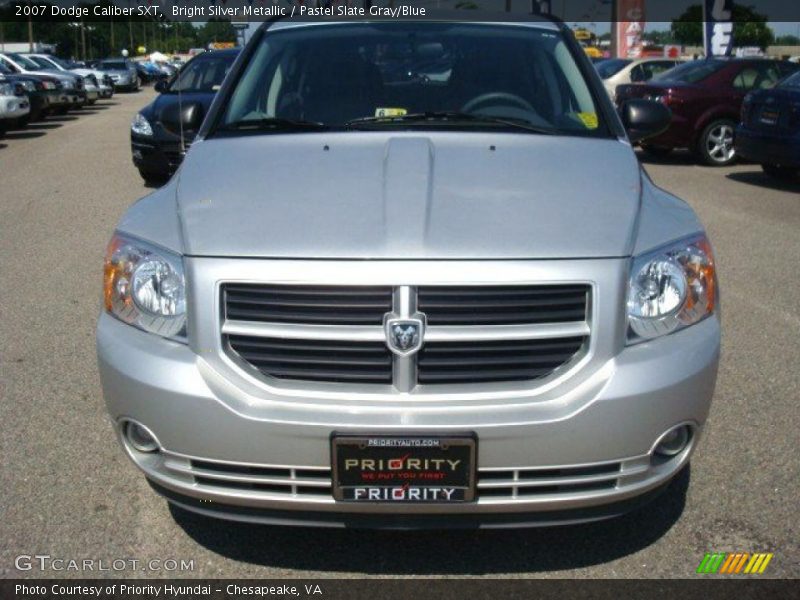 Bright Silver Metallic / Pastel Slate Gray/Blue 2007 Dodge Caliber SXT