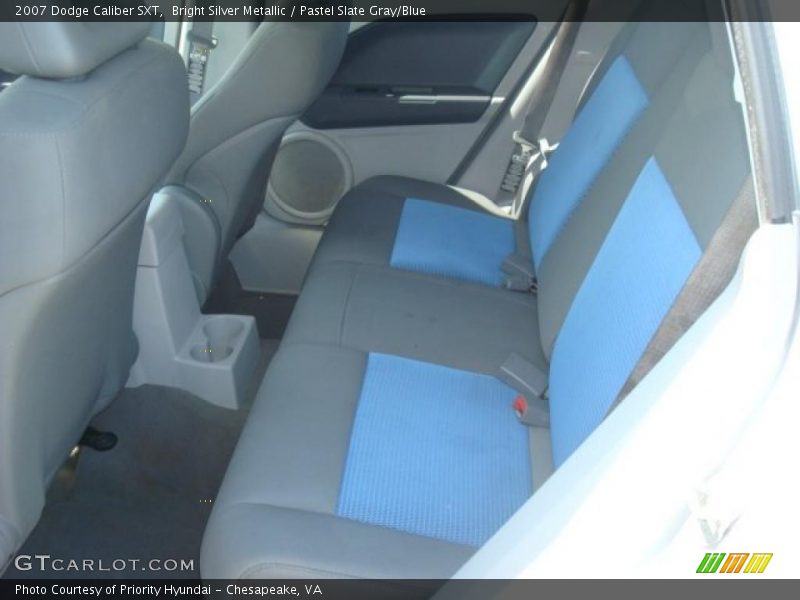 Bright Silver Metallic / Pastel Slate Gray/Blue 2007 Dodge Caliber SXT