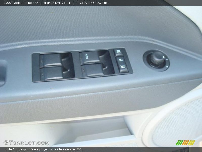 Bright Silver Metallic / Pastel Slate Gray/Blue 2007 Dodge Caliber SXT