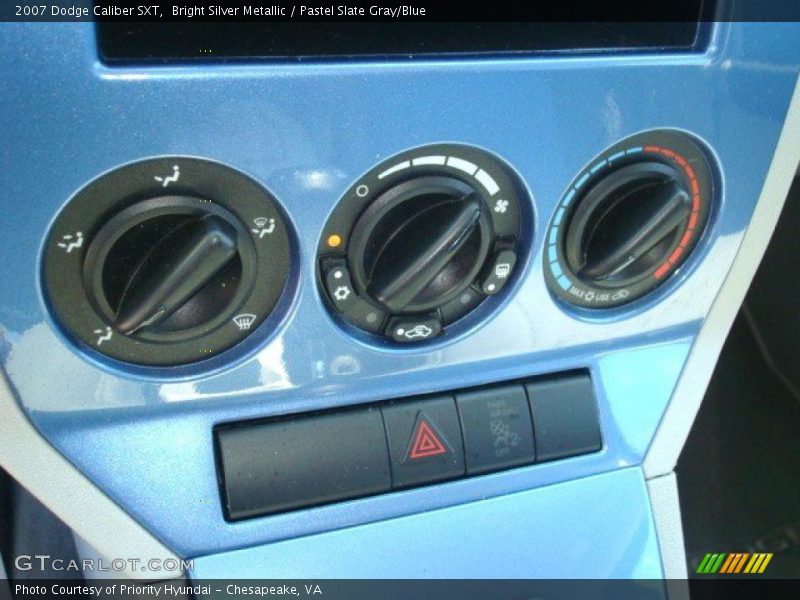Bright Silver Metallic / Pastel Slate Gray/Blue 2007 Dodge Caliber SXT