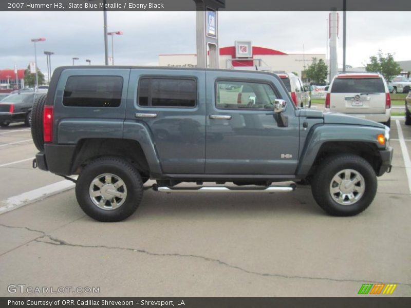 Slate Blue Metallic / Ebony Black 2007 Hummer H3