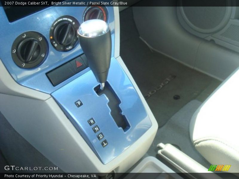 Bright Silver Metallic / Pastel Slate Gray/Blue 2007 Dodge Caliber SXT