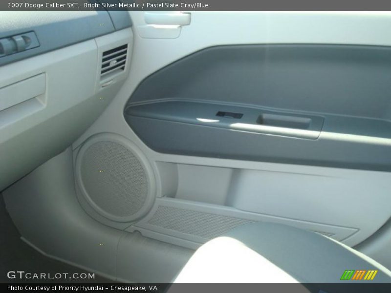 Bright Silver Metallic / Pastel Slate Gray/Blue 2007 Dodge Caliber SXT
