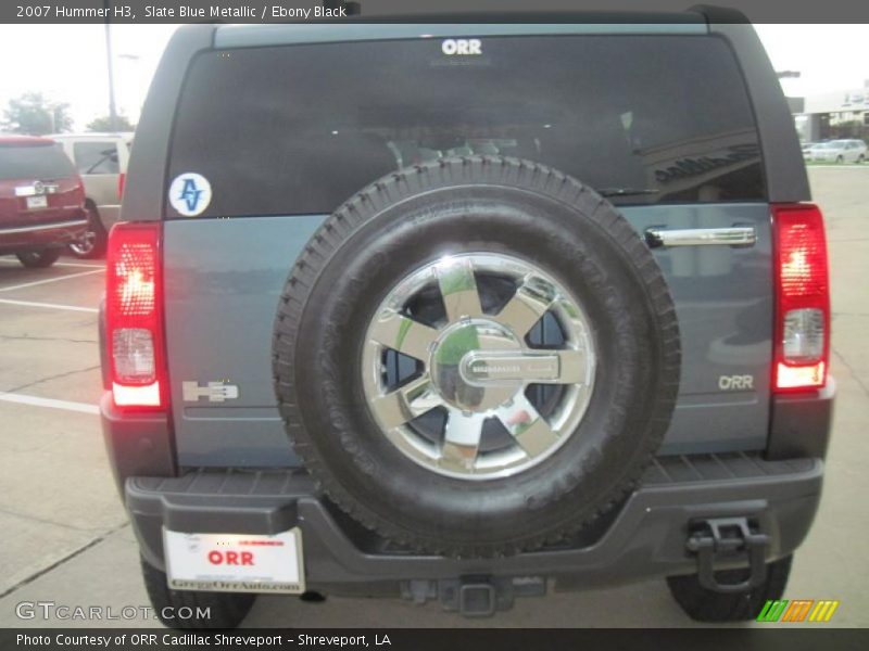 Slate Blue Metallic / Ebony Black 2007 Hummer H3