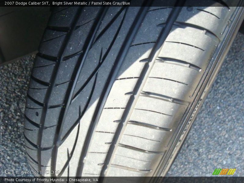 Bright Silver Metallic / Pastel Slate Gray/Blue 2007 Dodge Caliber SXT