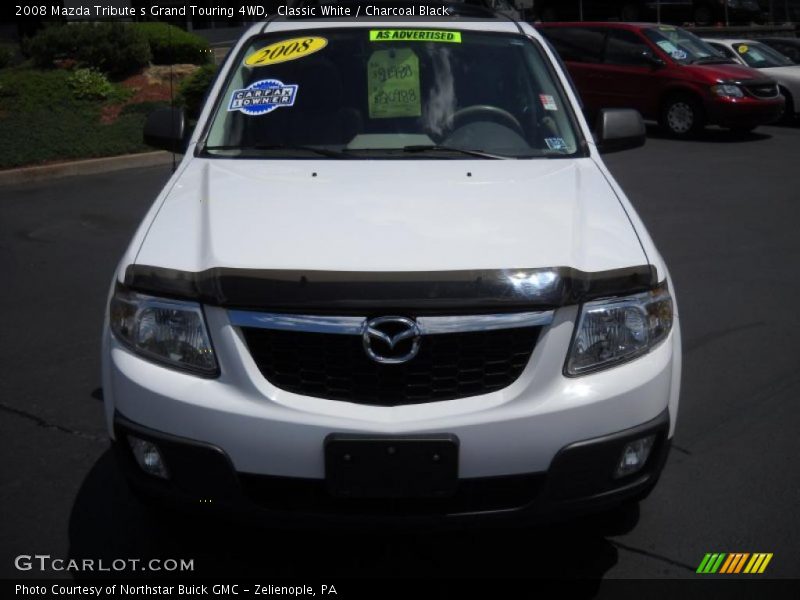 Classic White / Charcoal Black 2008 Mazda Tribute s Grand Touring 4WD