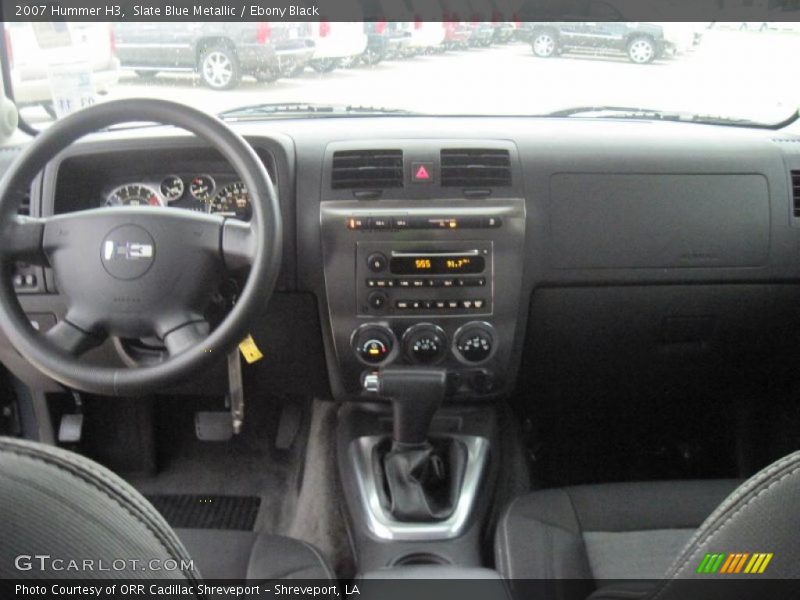 Slate Blue Metallic / Ebony Black 2007 Hummer H3