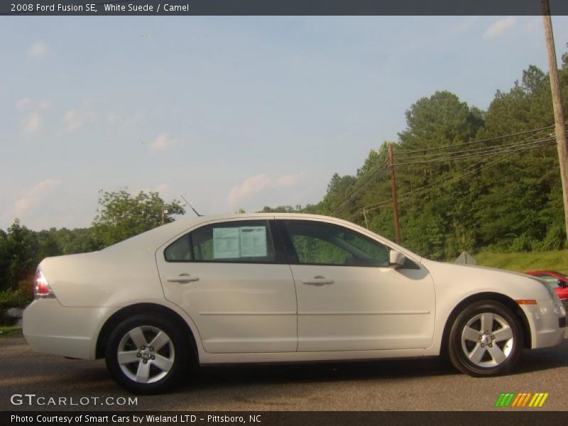 White Suede / Camel 2008 Ford Fusion SE