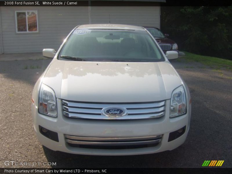 White Suede / Camel 2008 Ford Fusion SE