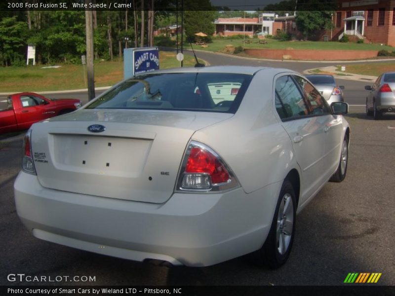 White Suede / Camel 2008 Ford Fusion SE