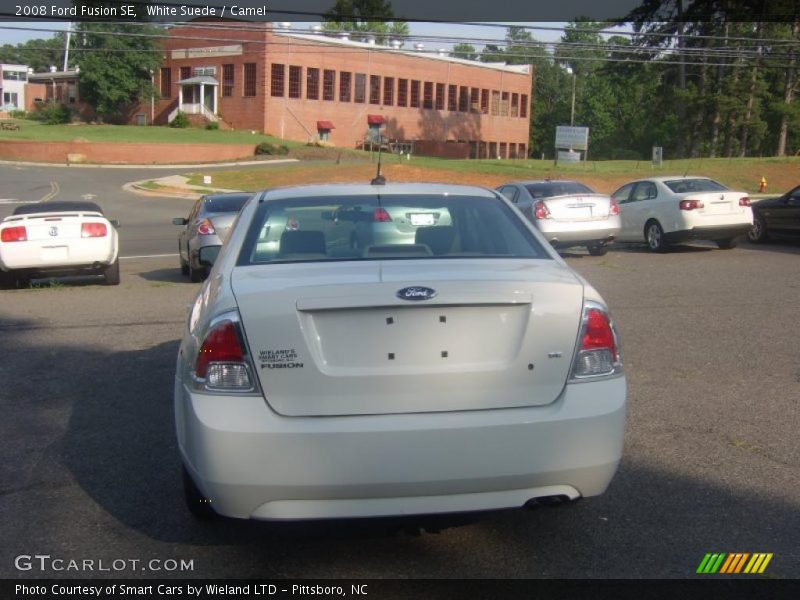 White Suede / Camel 2008 Ford Fusion SE