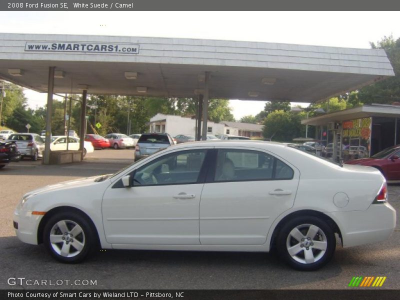 White Suede / Camel 2008 Ford Fusion SE