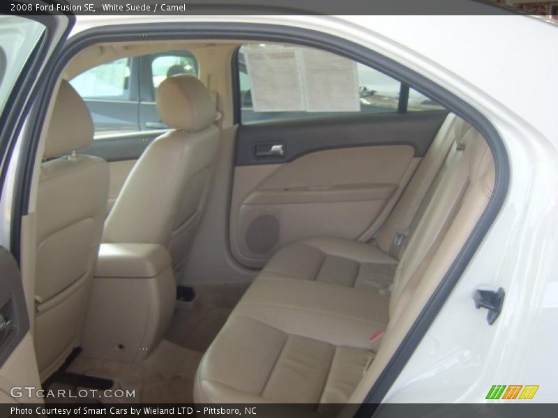 White Suede / Camel 2008 Ford Fusion SE