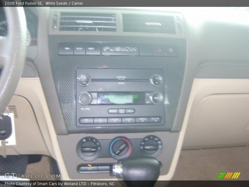 White Suede / Camel 2008 Ford Fusion SE