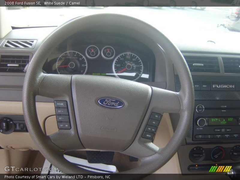 White Suede / Camel 2008 Ford Fusion SE