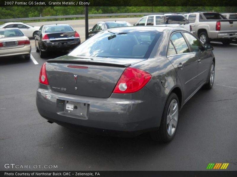 Granite Metallic / Ebony 2007 Pontiac G6 Sedan