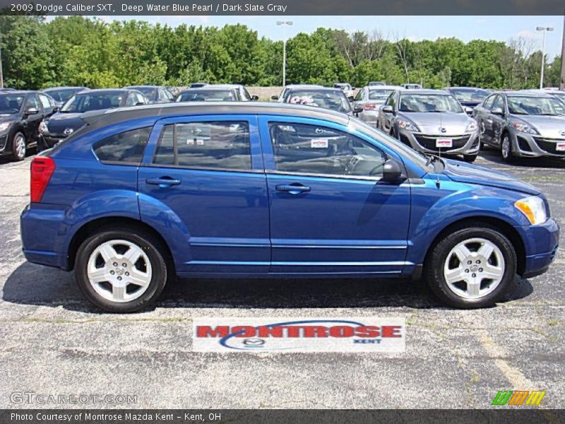 Deep Water Blue Pearl / Dark Slate Gray 2009 Dodge Caliber SXT
