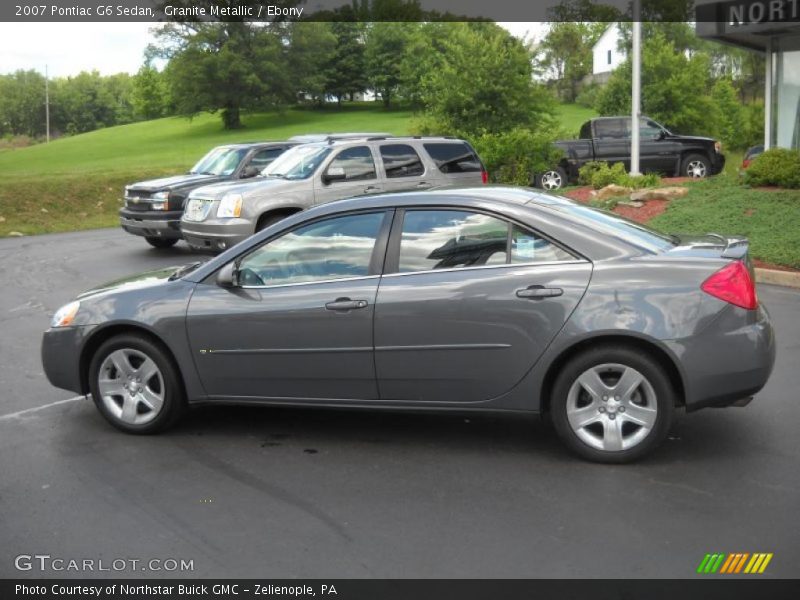 Granite Metallic / Ebony 2007 Pontiac G6 Sedan