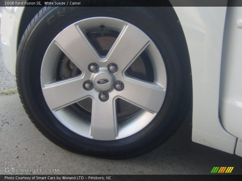 White Suede / Camel 2008 Ford Fusion SE