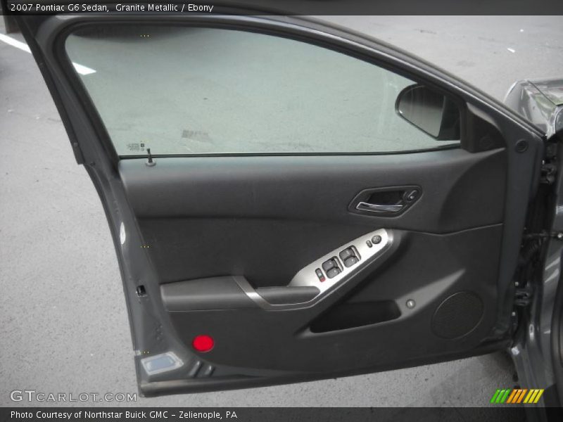 Granite Metallic / Ebony 2007 Pontiac G6 Sedan