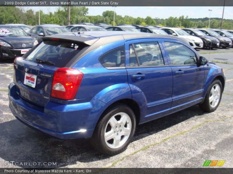 Deep Water Blue Pearl / Dark Slate Gray 2009 Dodge Caliber SXT