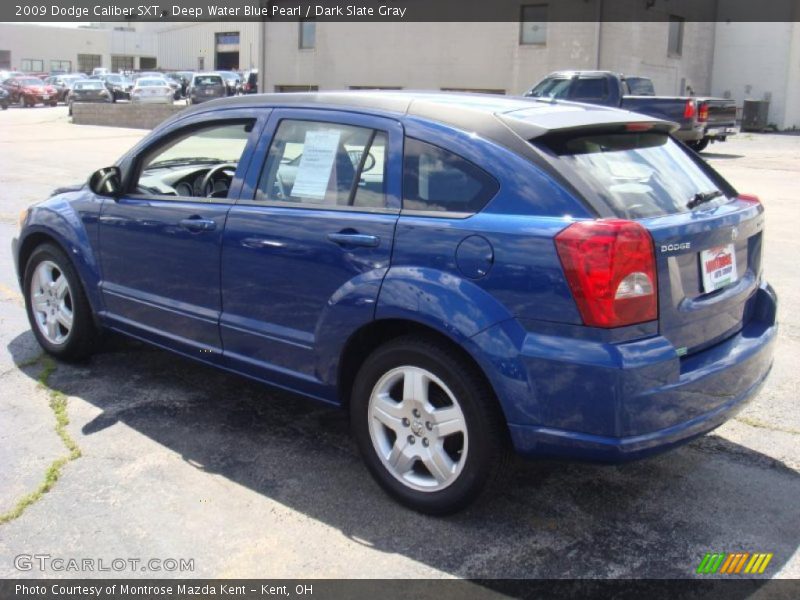 Deep Water Blue Pearl / Dark Slate Gray 2009 Dodge Caliber SXT