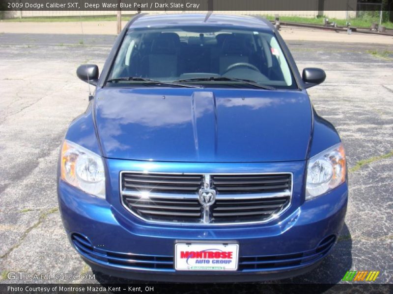 Deep Water Blue Pearl / Dark Slate Gray 2009 Dodge Caliber SXT