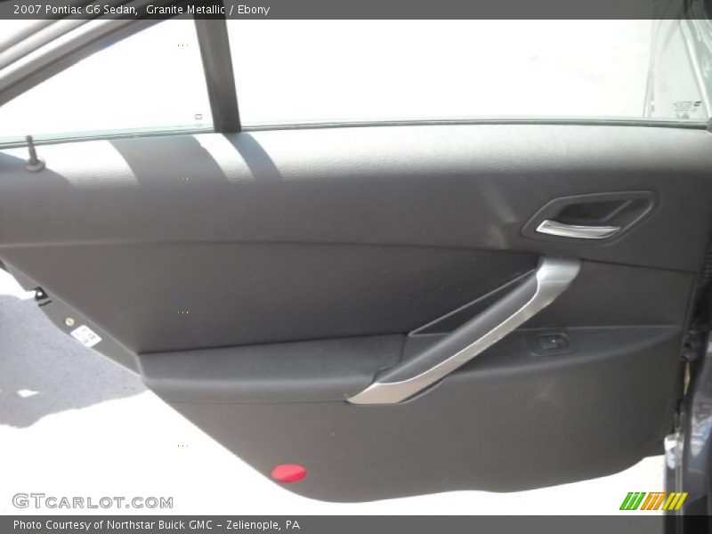 Granite Metallic / Ebony 2007 Pontiac G6 Sedan