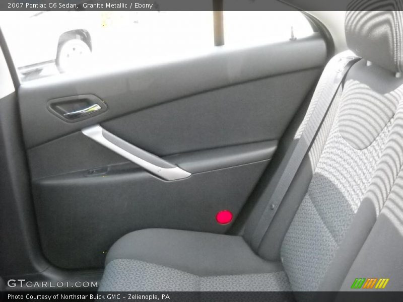 Granite Metallic / Ebony 2007 Pontiac G6 Sedan