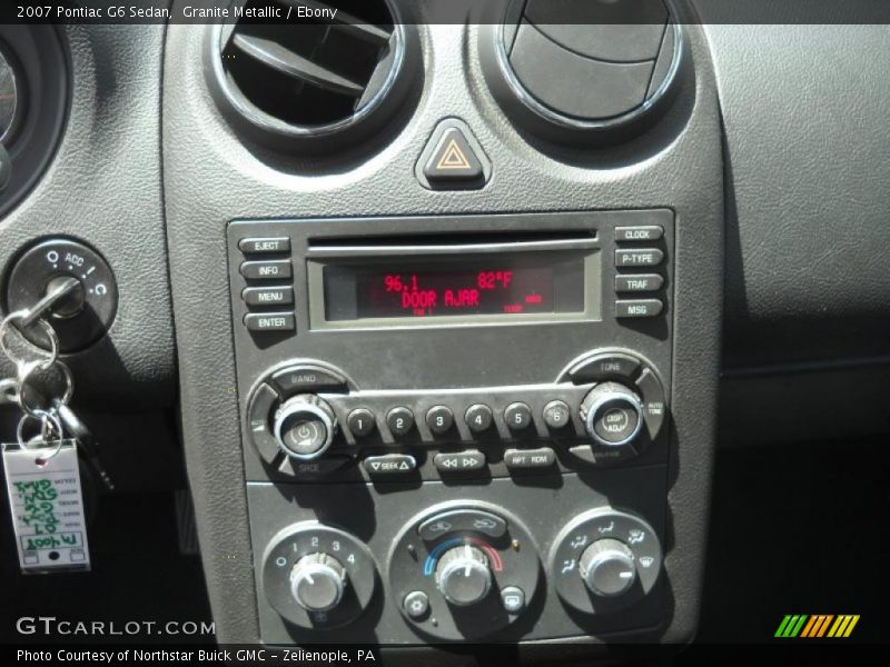 Granite Metallic / Ebony 2007 Pontiac G6 Sedan
