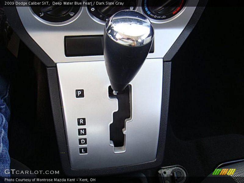 Deep Water Blue Pearl / Dark Slate Gray 2009 Dodge Caliber SXT