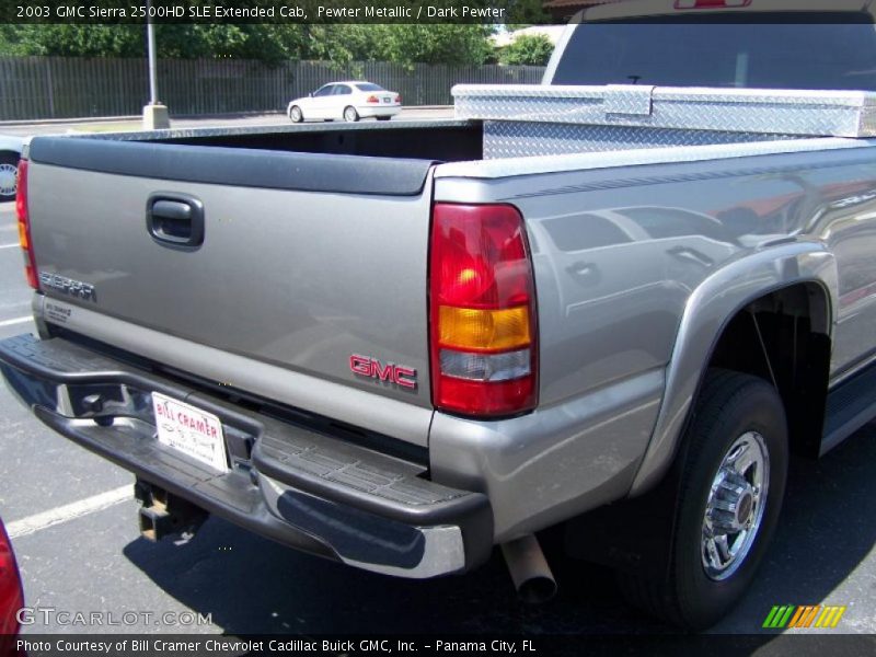 Pewter Metallic / Dark Pewter 2003 GMC Sierra 2500HD SLE Extended Cab