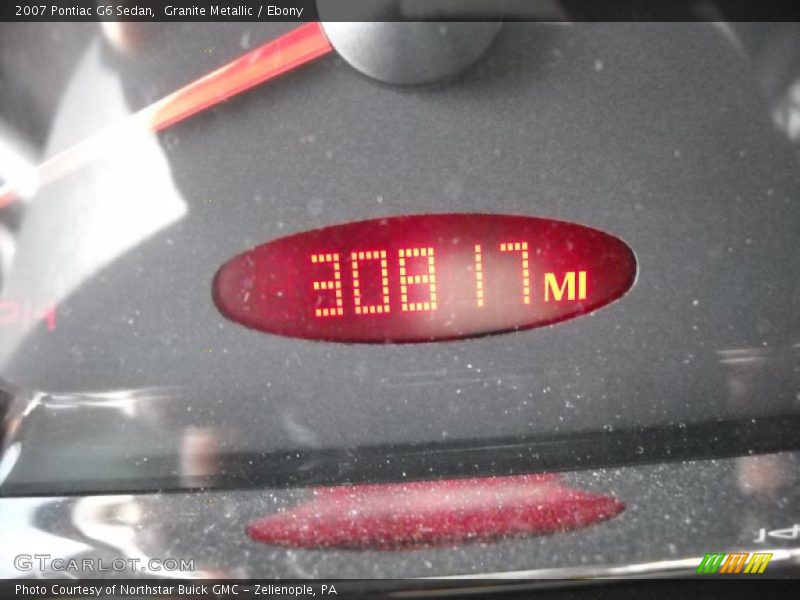 Granite Metallic / Ebony 2007 Pontiac G6 Sedan