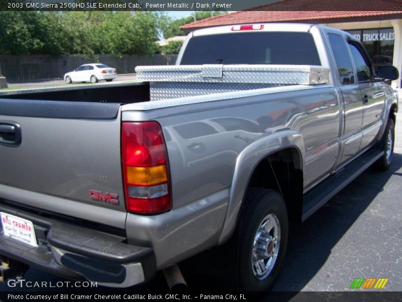 Pewter Metallic / Dark Pewter 2003 GMC Sierra 2500HD SLE Extended Cab