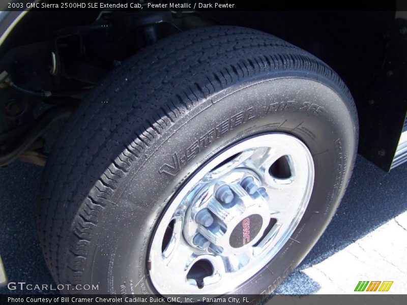 Pewter Metallic / Dark Pewter 2003 GMC Sierra 2500HD SLE Extended Cab