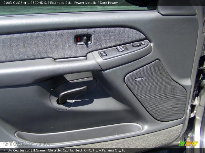 Pewter Metallic / Dark Pewter 2003 GMC Sierra 2500HD SLE Extended Cab