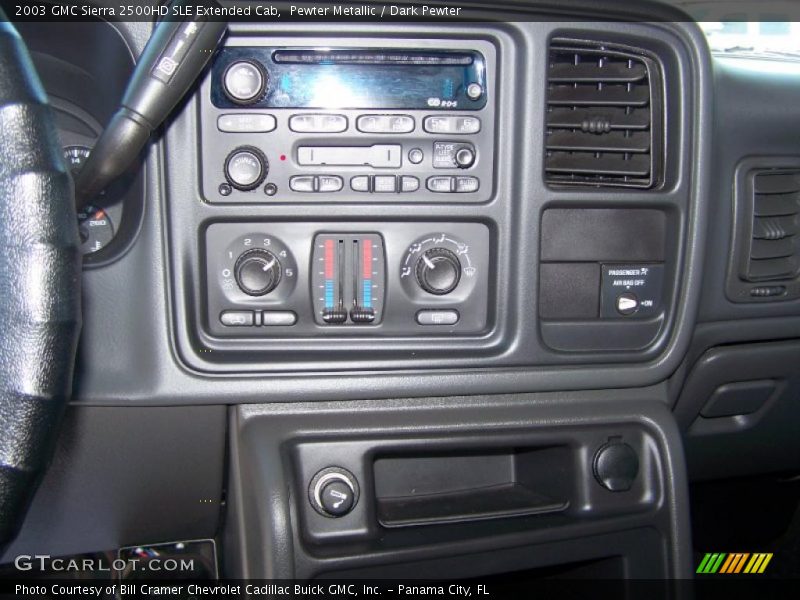 Pewter Metallic / Dark Pewter 2003 GMC Sierra 2500HD SLE Extended Cab