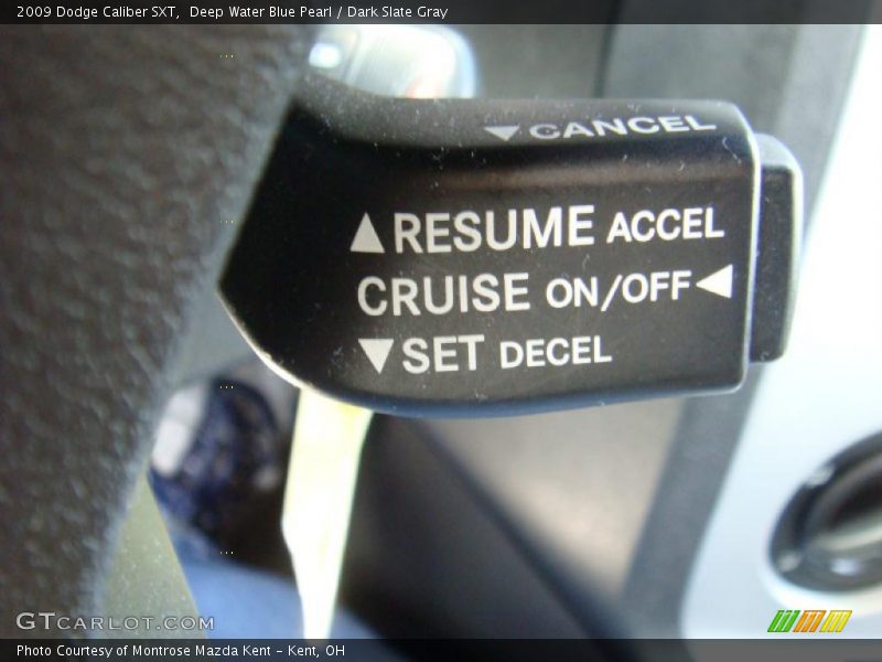 Deep Water Blue Pearl / Dark Slate Gray 2009 Dodge Caliber SXT